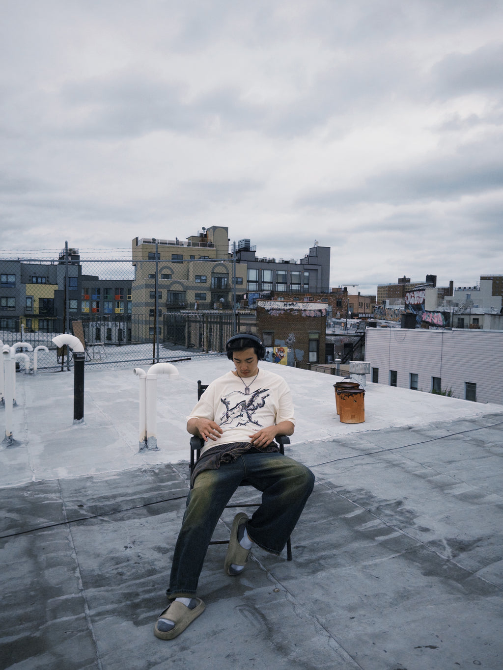 "a softer place to land" braids tee