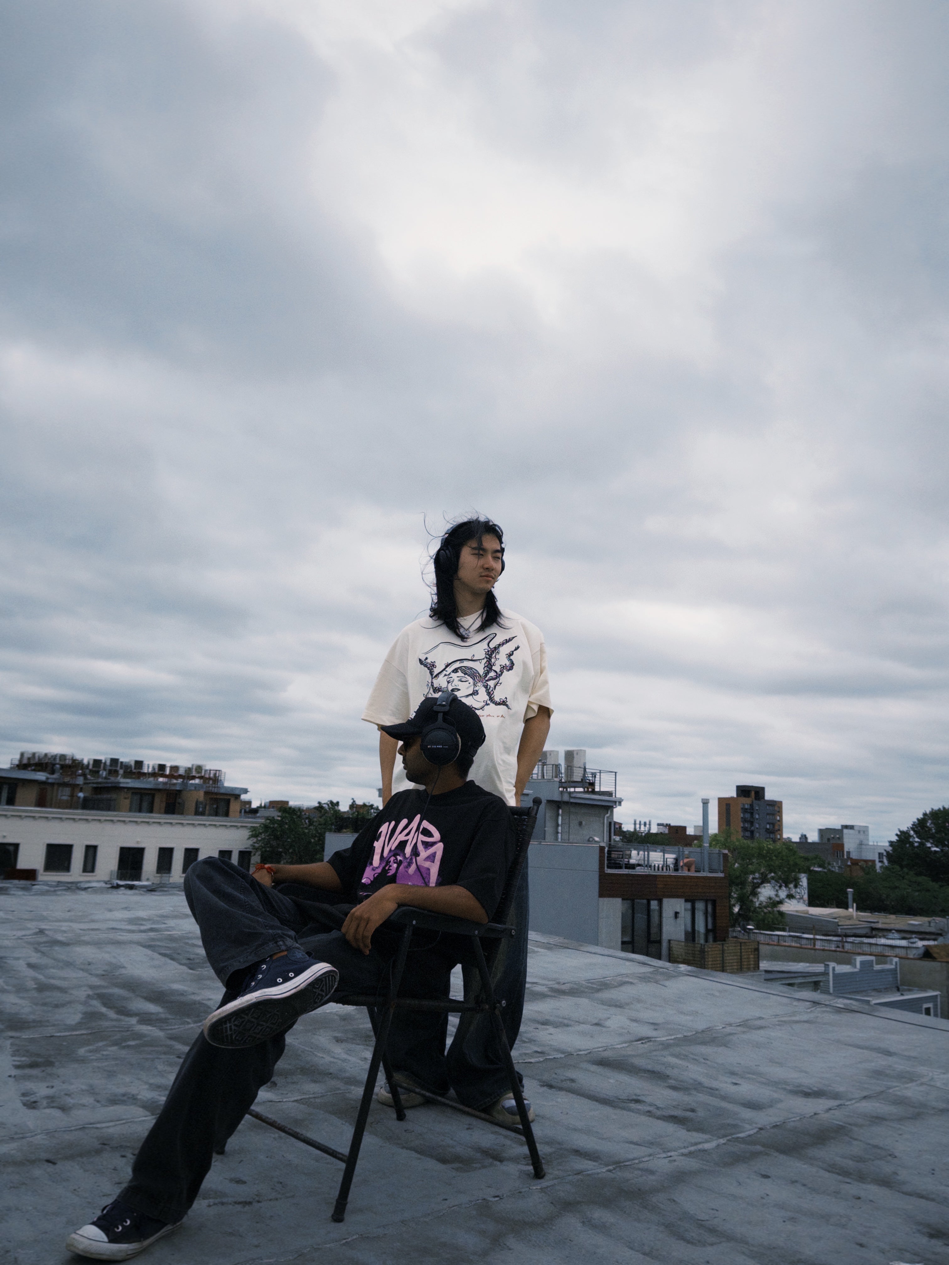 "a softer place to land" braids tee